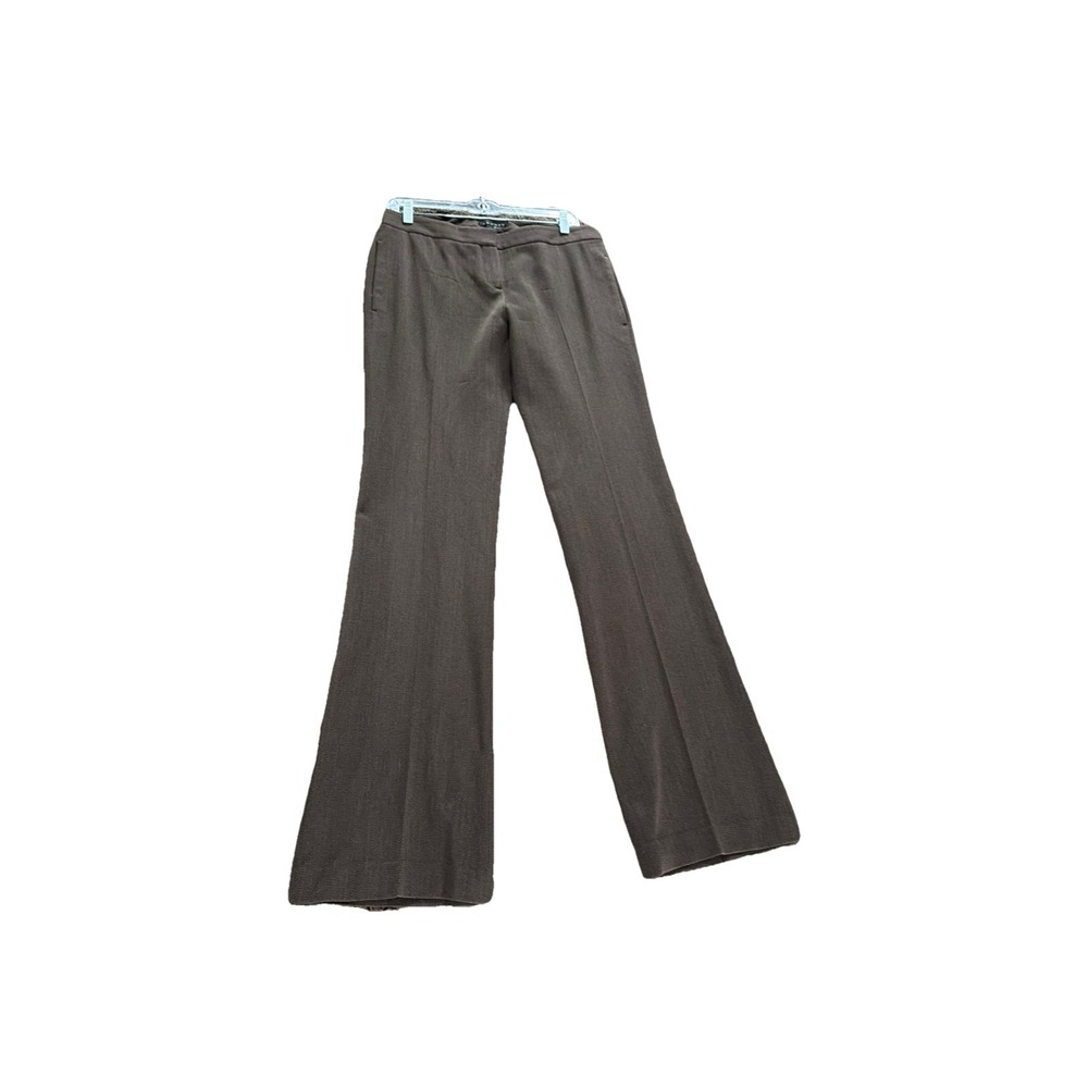 THEORY‎  Wool Trouser Pants Wide  Legs  Brown Women's Size 8 Preppy Career